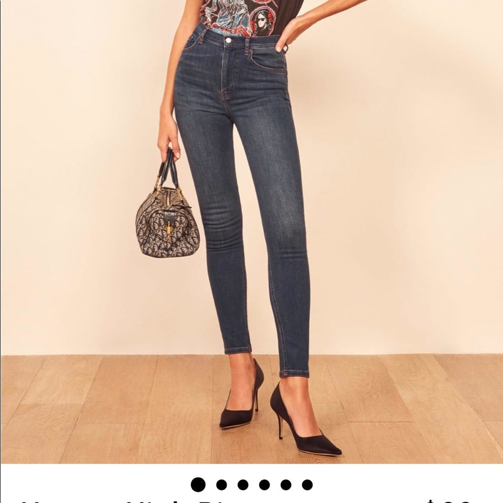 Reformation Harper High Rise Skinny Jeans